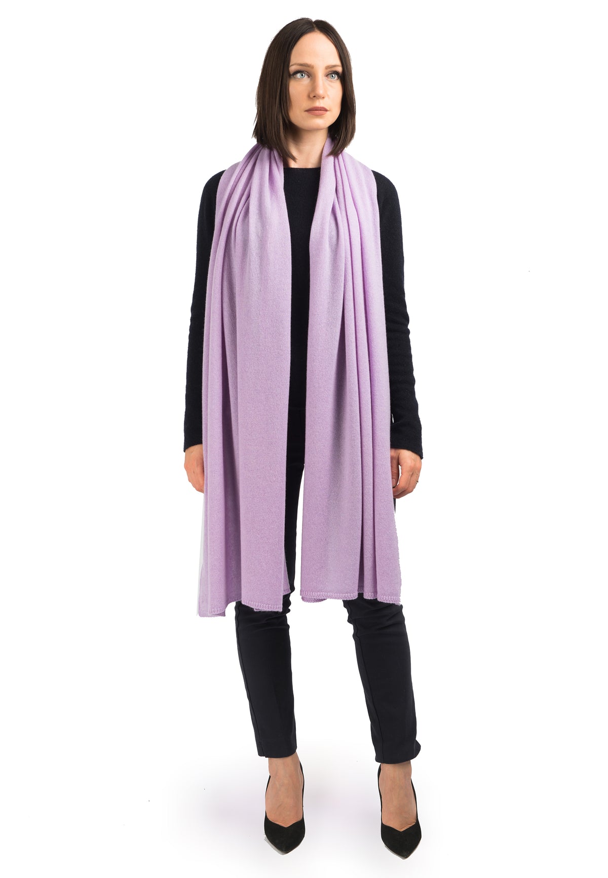 Lilac Women's 100% Cashmere Wrap
