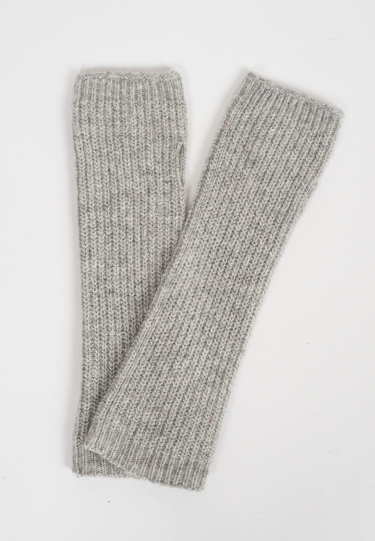 Women's Cashmere Blend Arm Warmers, gray | Dalle Piane Cashmere