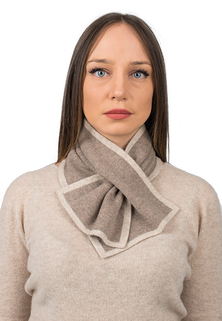 Mink Women's Reversible 100% Cashmere Neck Warmer