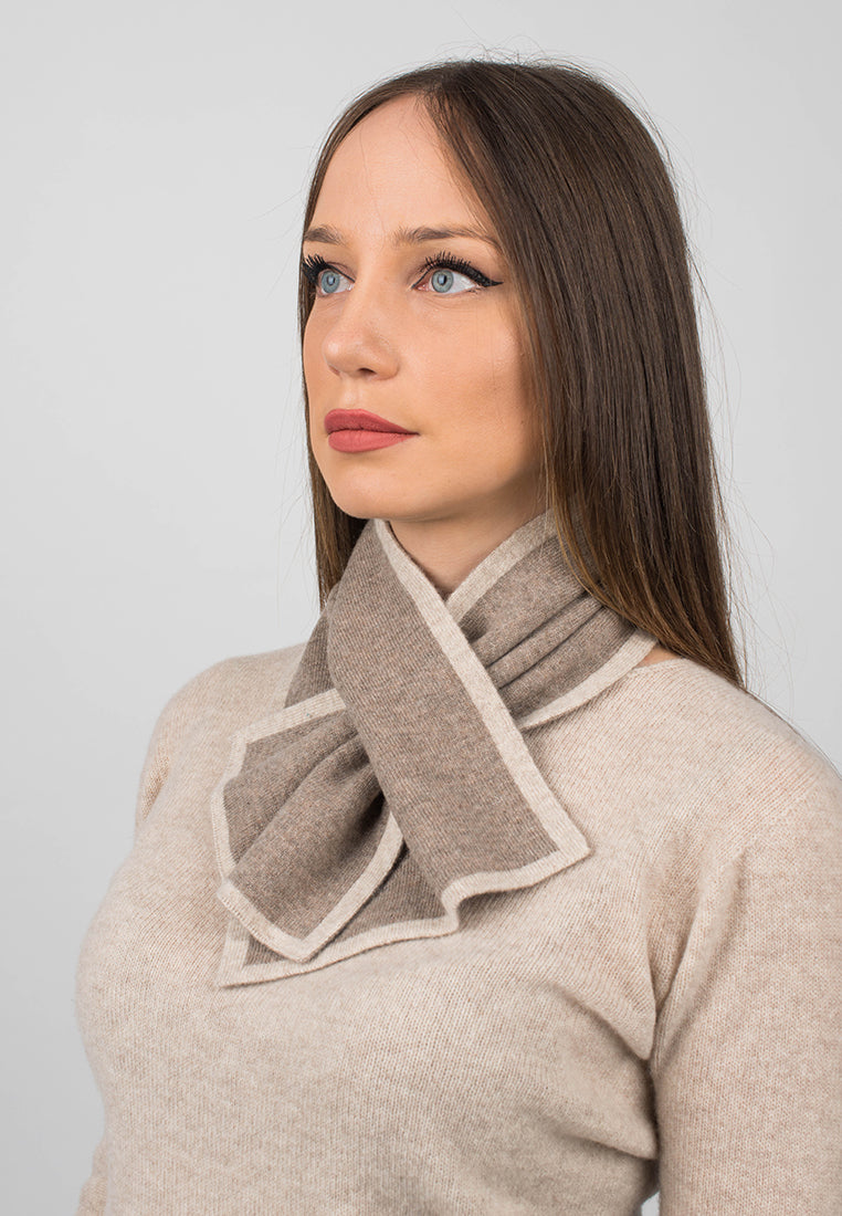Mink Women's Reversible 100% Cashmere Neck Warmer, view 2