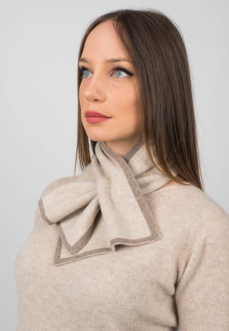 Mink Women's Reversible 100% Cashmere Neck Warmer, view 4