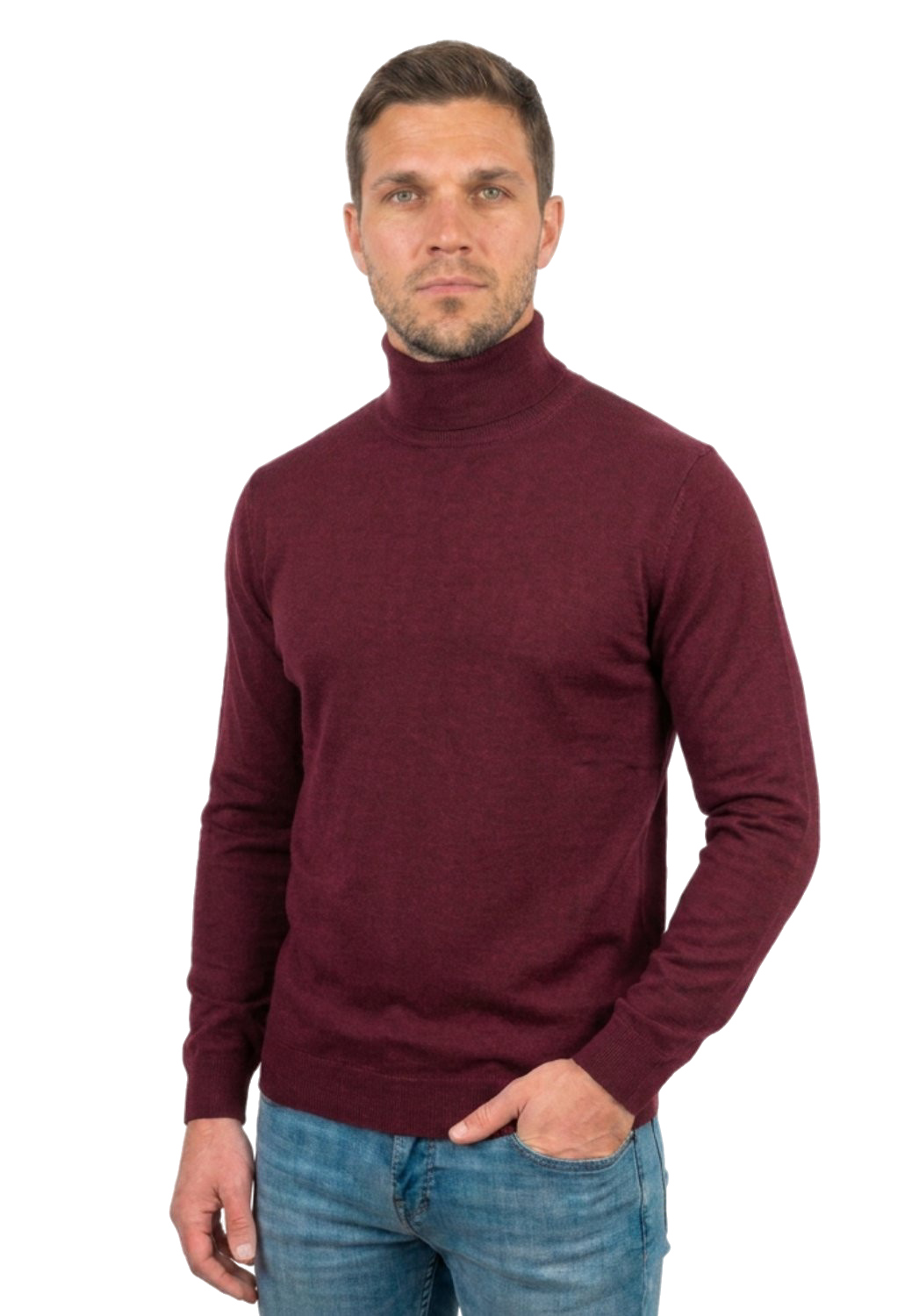 Men's Merino Wool Turtleneck