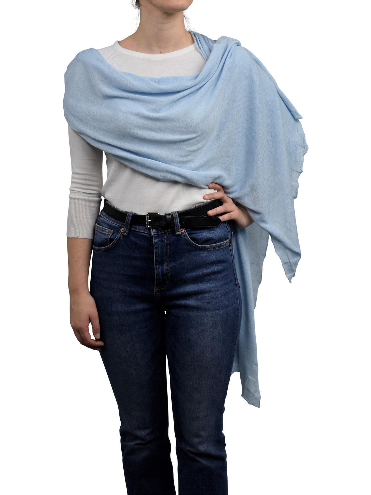 Sky Women's Cotton and Cashmere Wrap