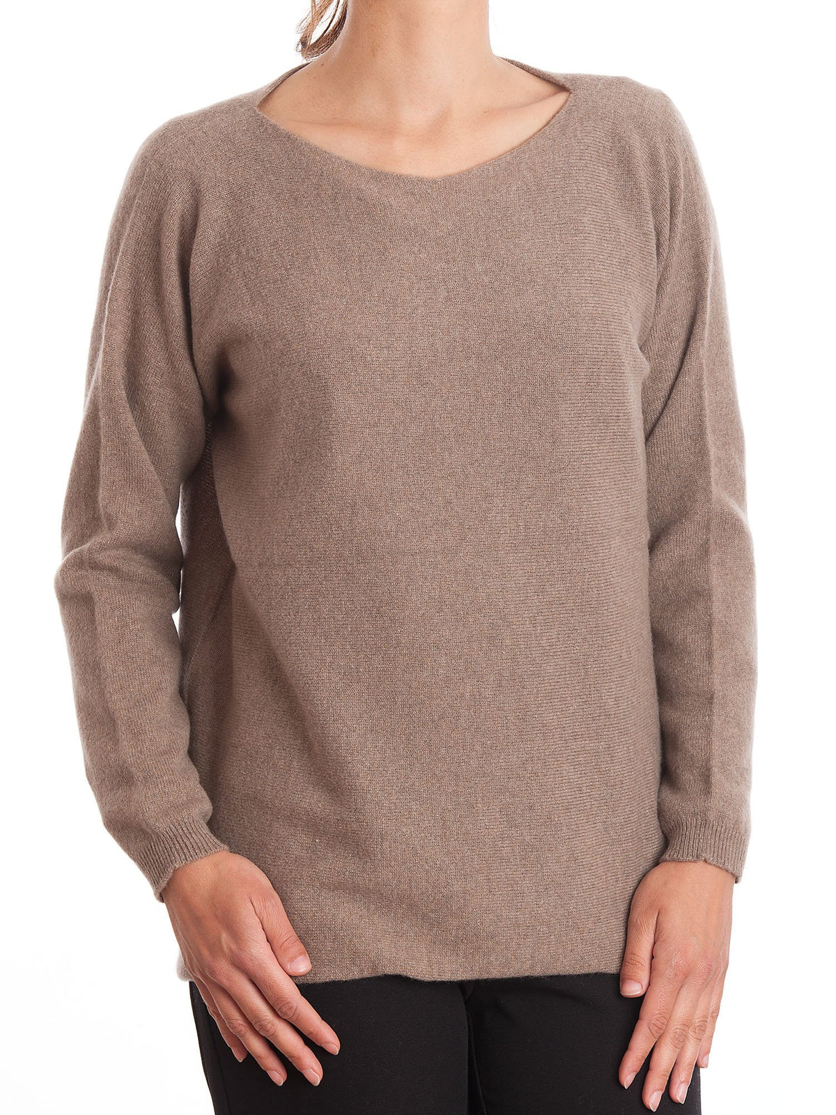Mink Women's 100% Cashmere Oversized Sweater