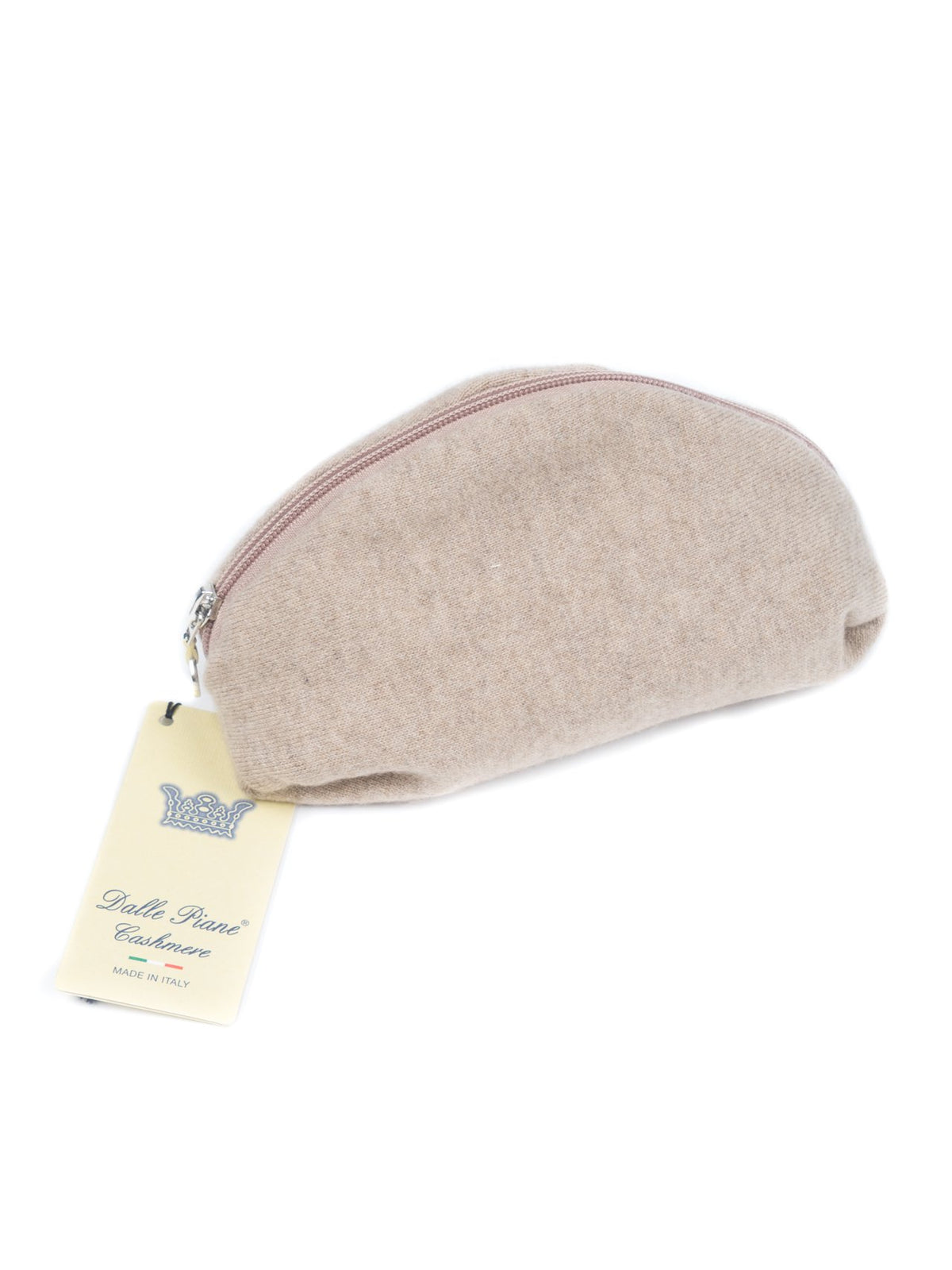 Beige 100% Cashmere Clutch