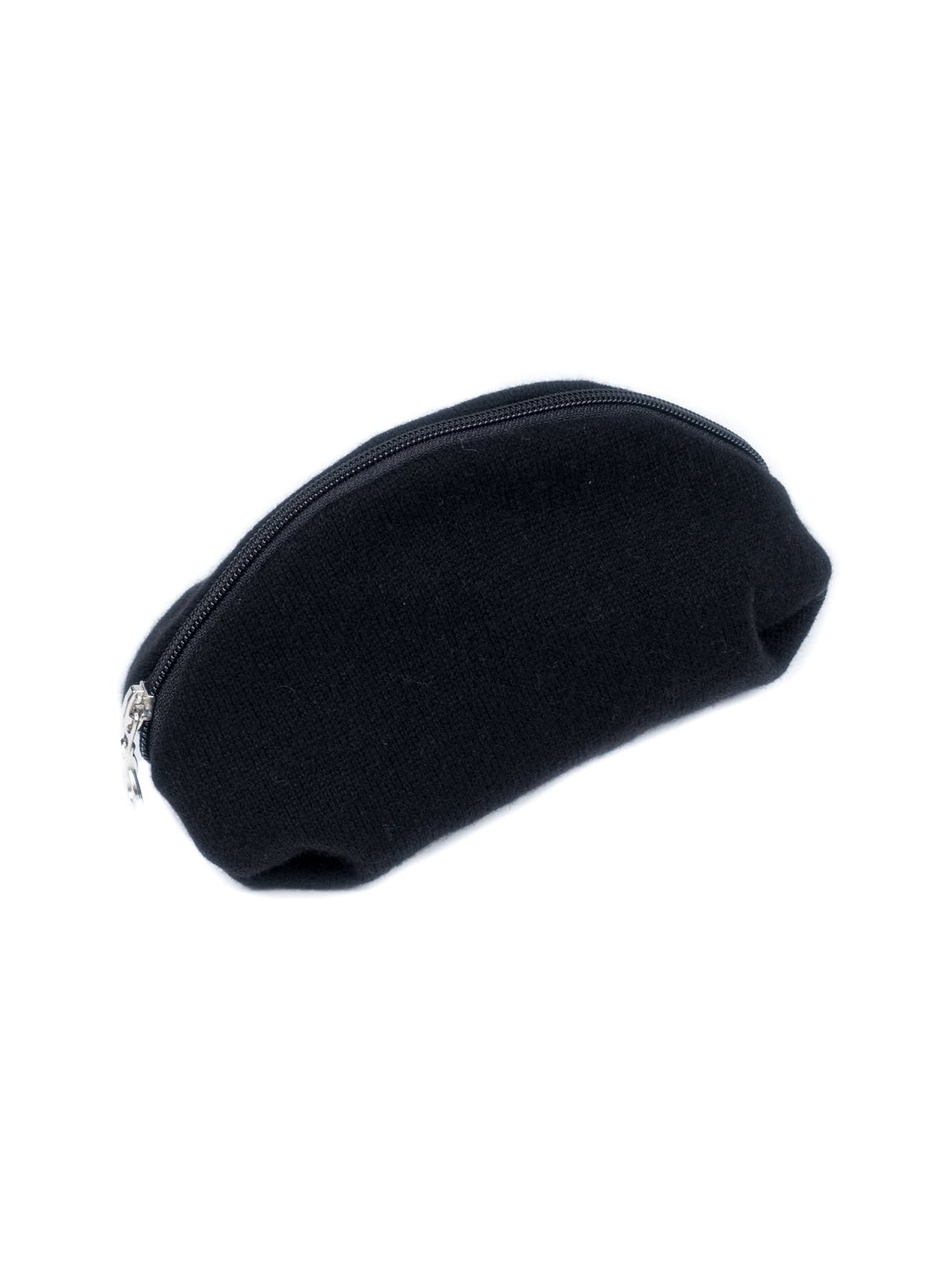 Black 100% Cashmere Clutch, view 2