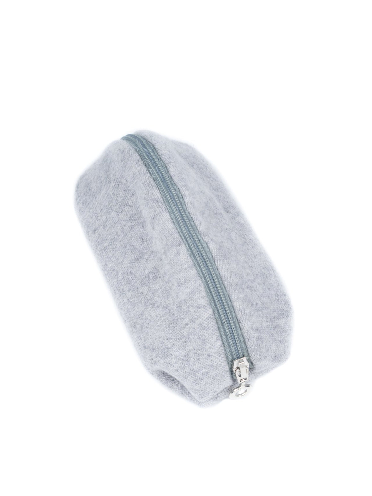 Gray 100% Cashmere Clutch, view 2