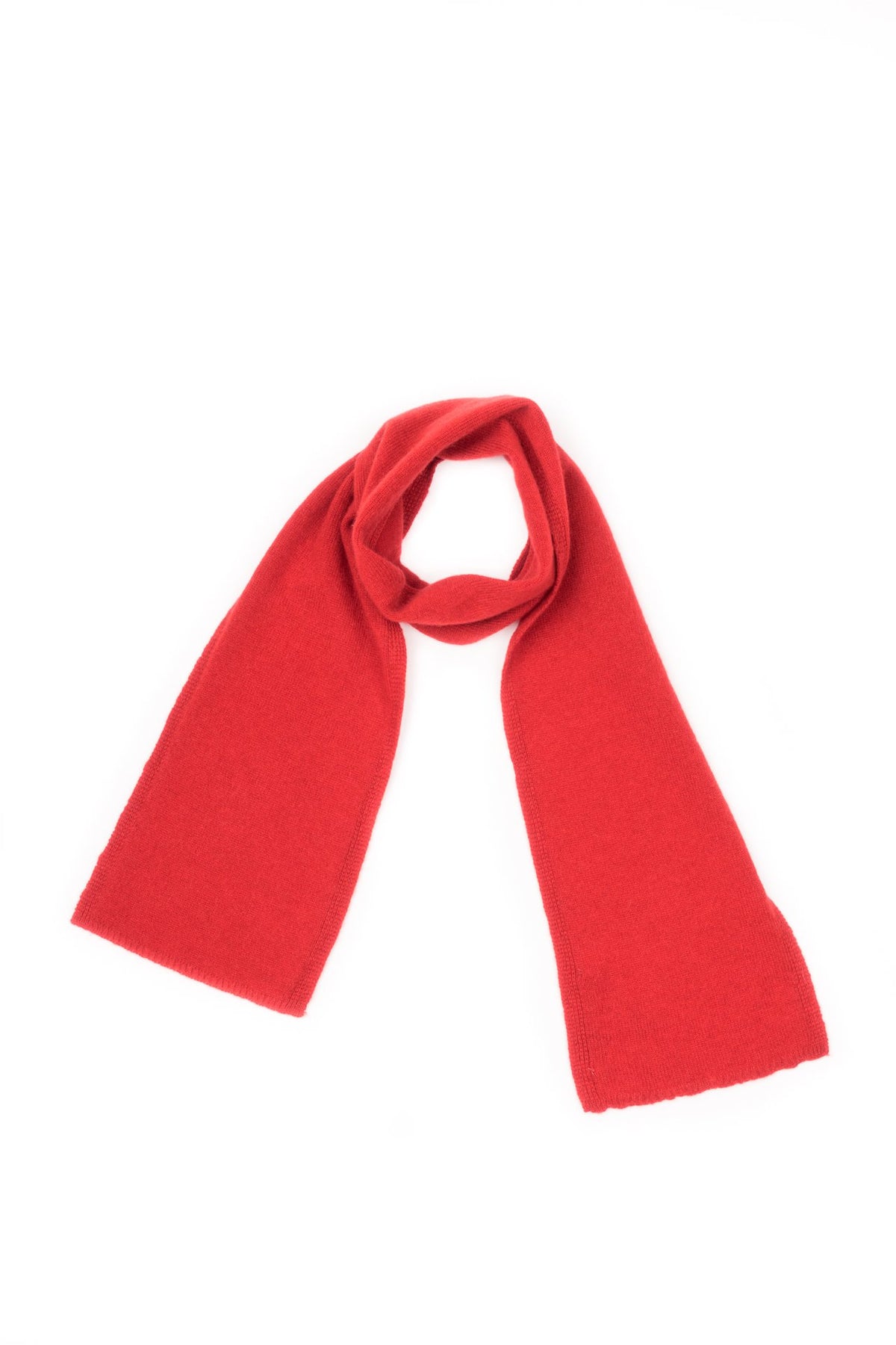 Red Kids' 100% Cashmere Scarf