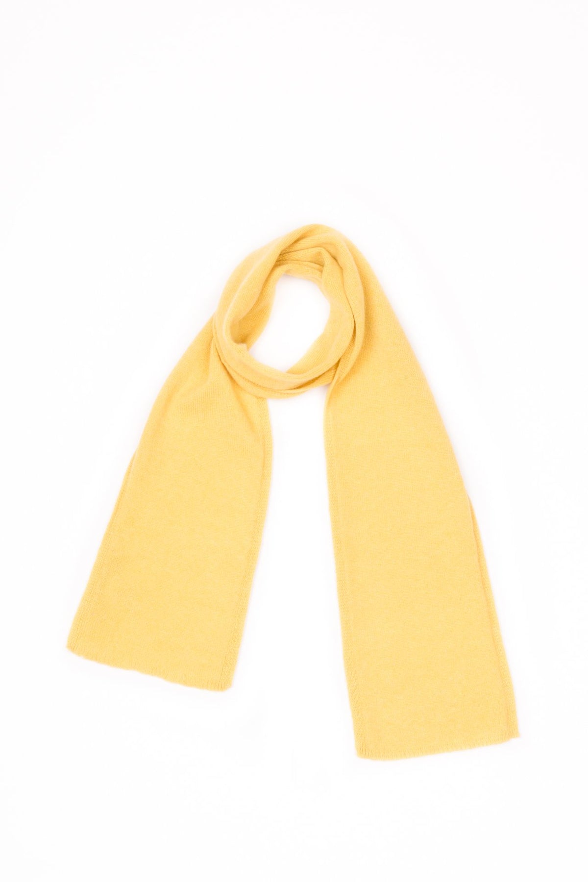Yellow Kids' 100% Cashmere Scarf