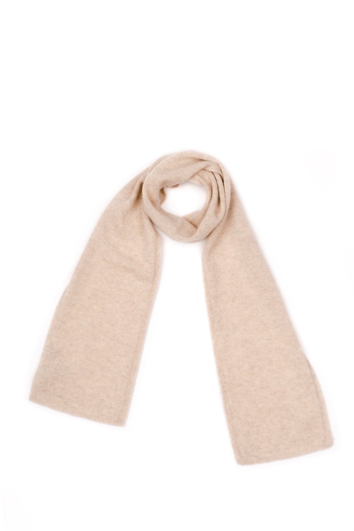 Beige Kids' 100% Cashmere Scarf