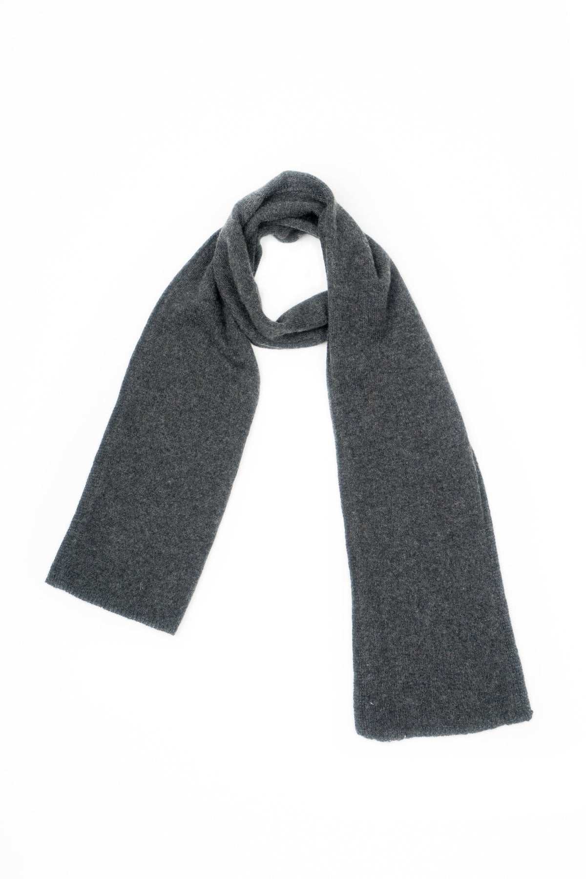 Charcoal Kids' 100% Cashmere Scarf
