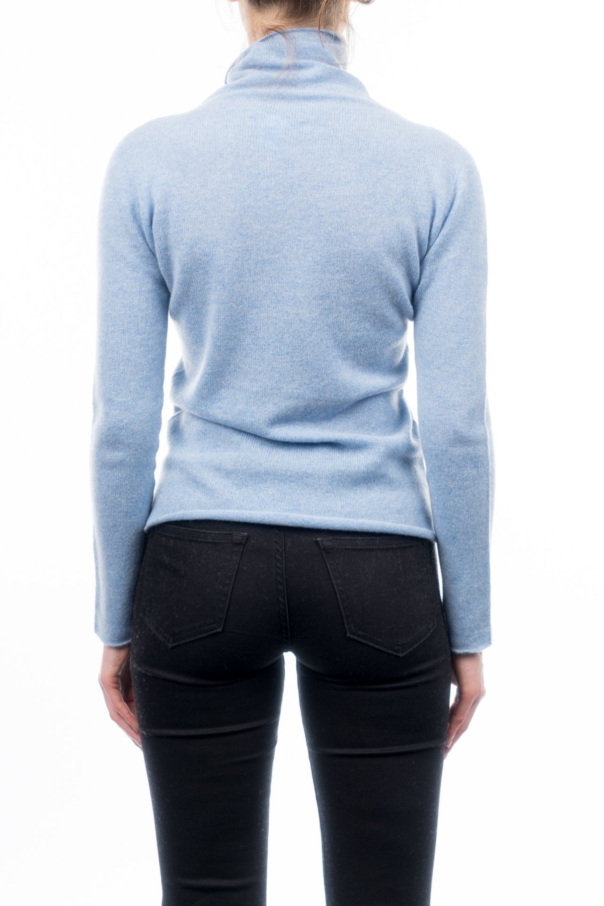 Sky Women's 100% Cashmere Turtleneck, view 3