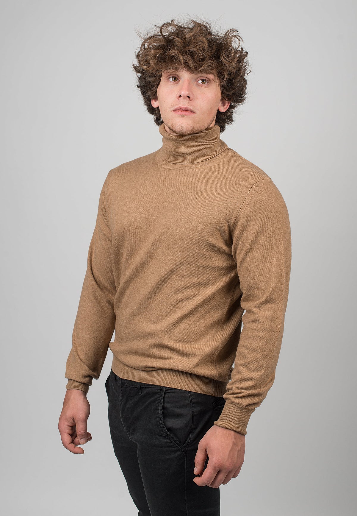 Men's Cashmere Blend Turtleneck, view 8