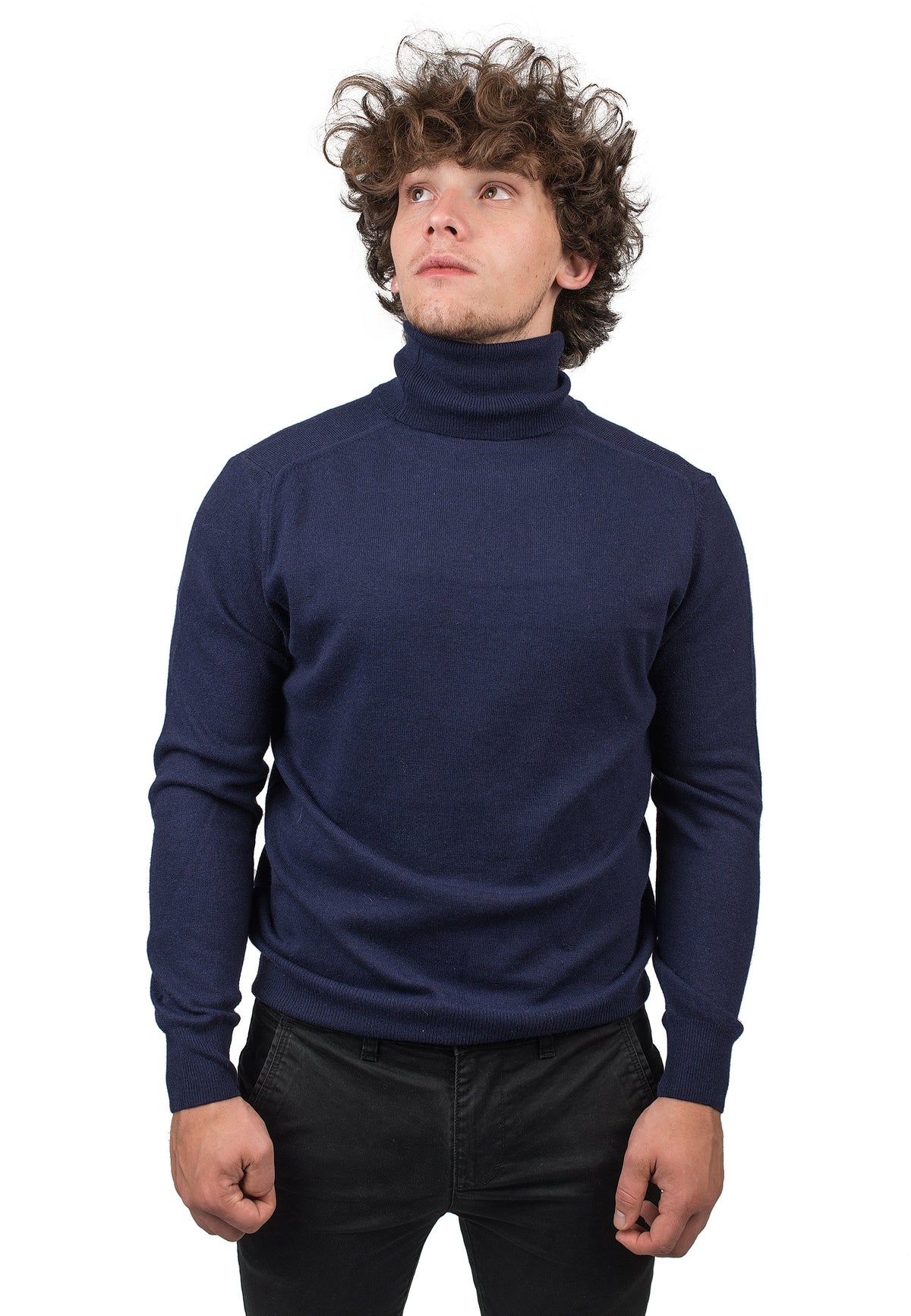 Men's Cashmere Blend Turtleneck, view 13