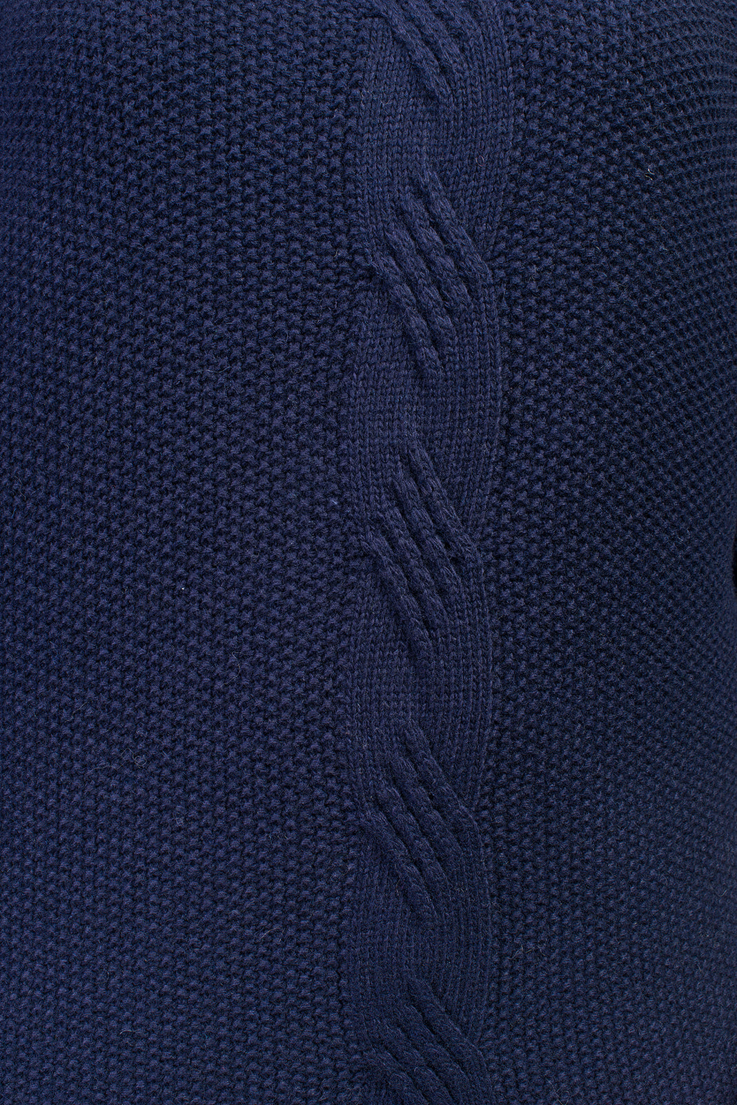 Blue Women's Cable-Knit Cashmere Blend Sweater, view 4