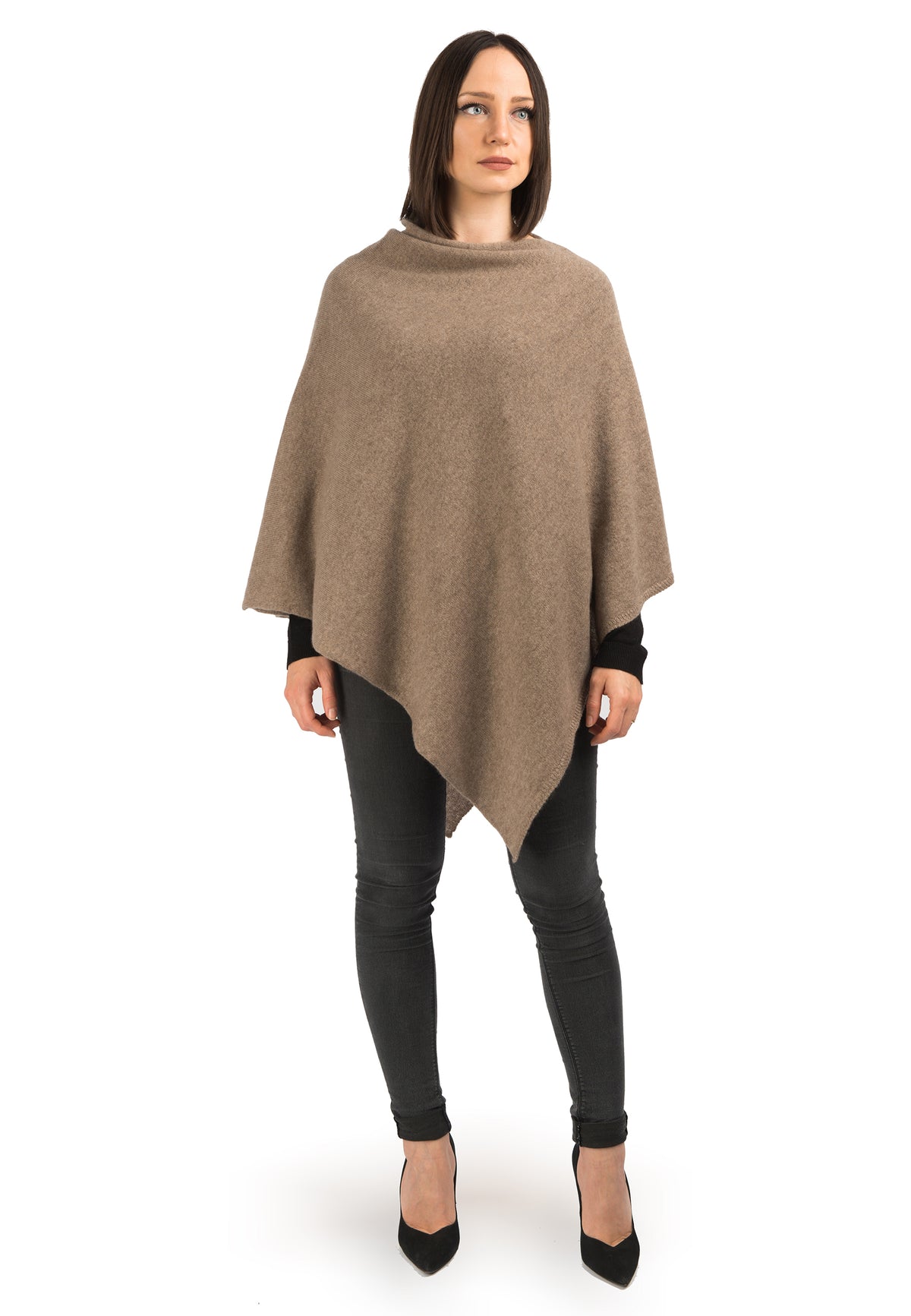 Mink 100% Cashmere Poncho