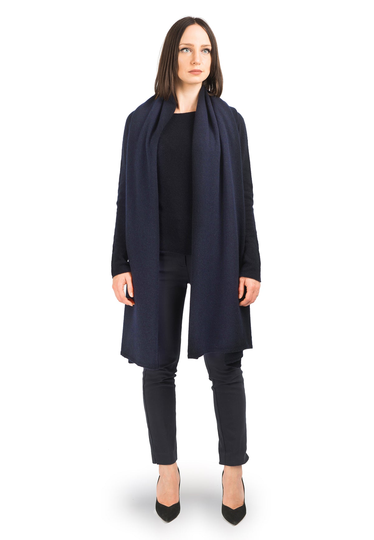 Blue Women's 100% Cashmere Wrap