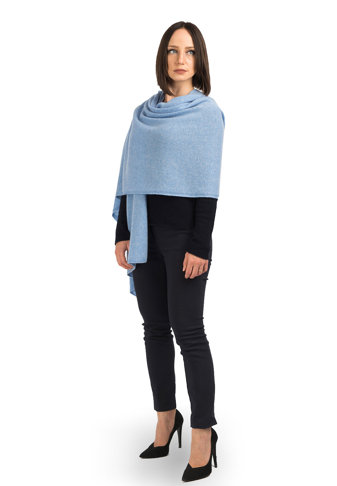 Sky Women's 100% Cashmere Wrap, view 2