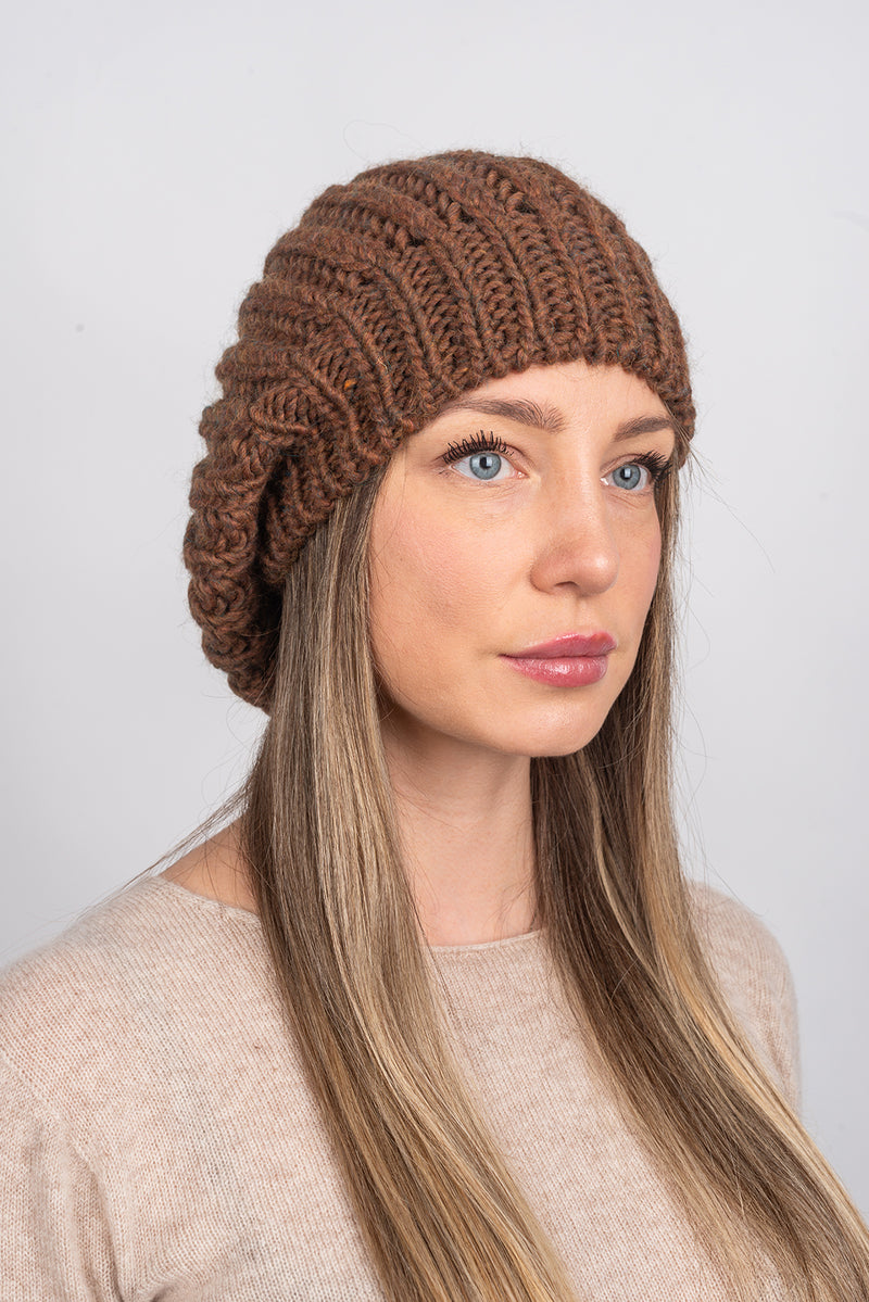 English rib knit Hat | Dalle Piane Cashmere