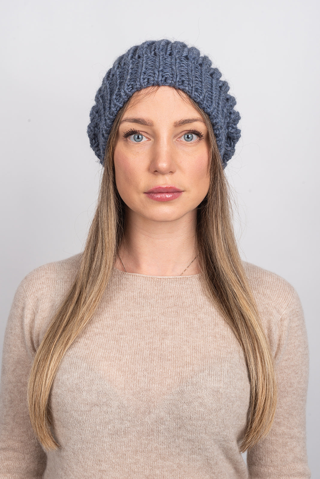 Denim Women's Fisherman's Rib Beanie, view 3