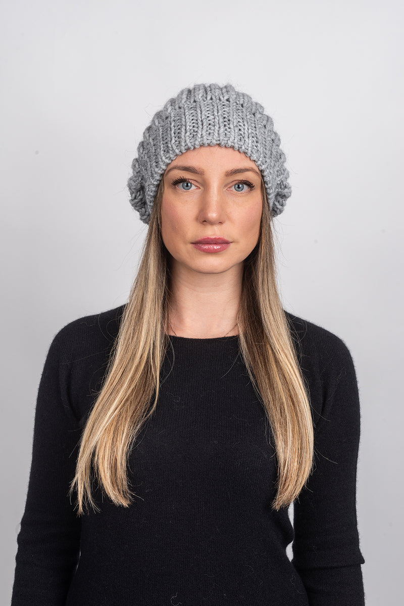 English rib knit Hat | Dalle Piane Cashmere