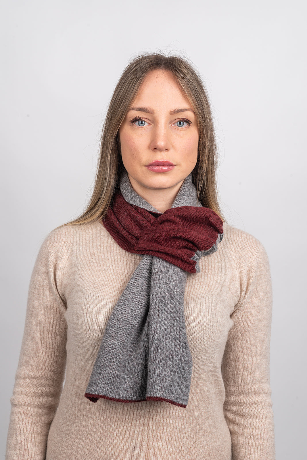 Women's Reversible Cashmere Blend Neck Warmer, view 11