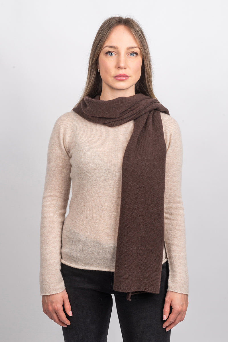 Wide scarf 100% Cashmere