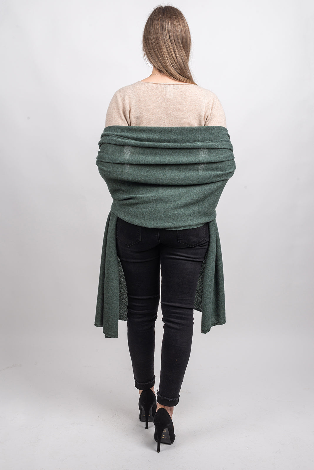 Sage Women's 100% Cashmere Wrap, view 3