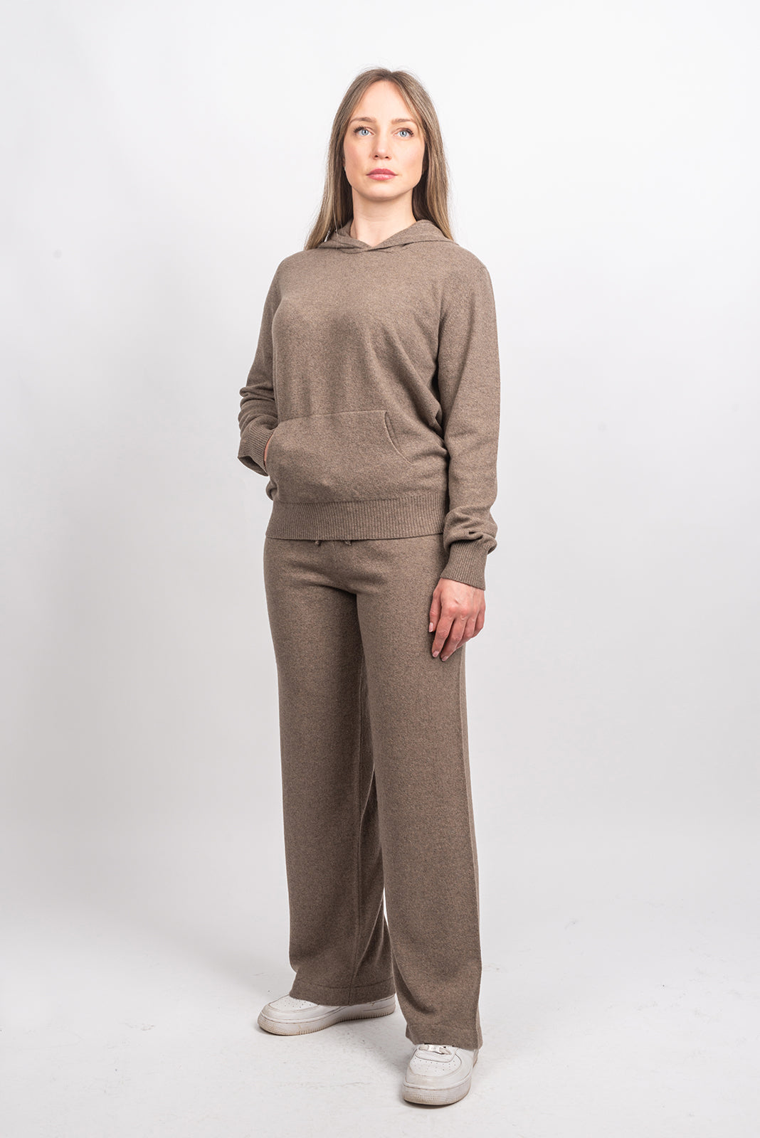Mink Women's Cashmere Blend Pants, view 3