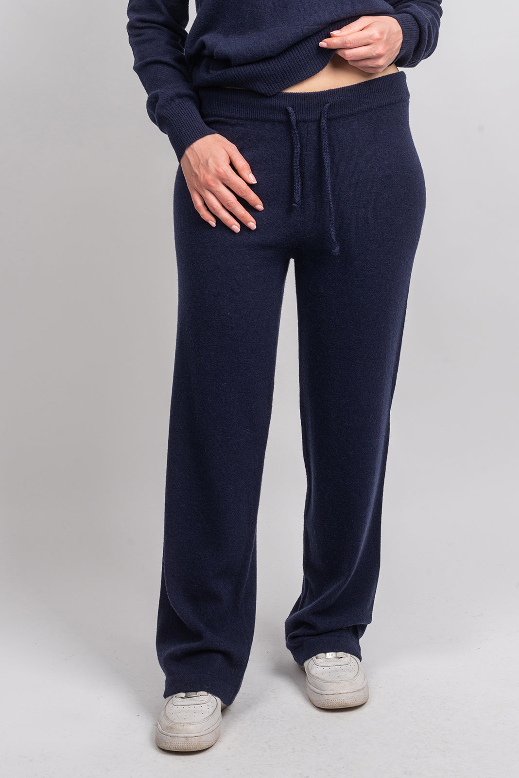 Blue Women's Cashmere Blend Pants