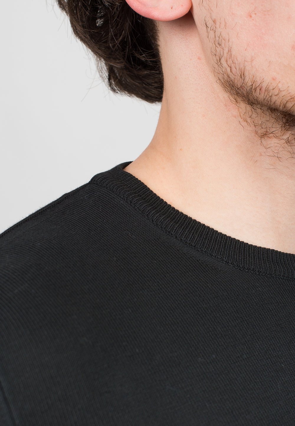100% cotton crew neck | Dalle Piane Cashmere