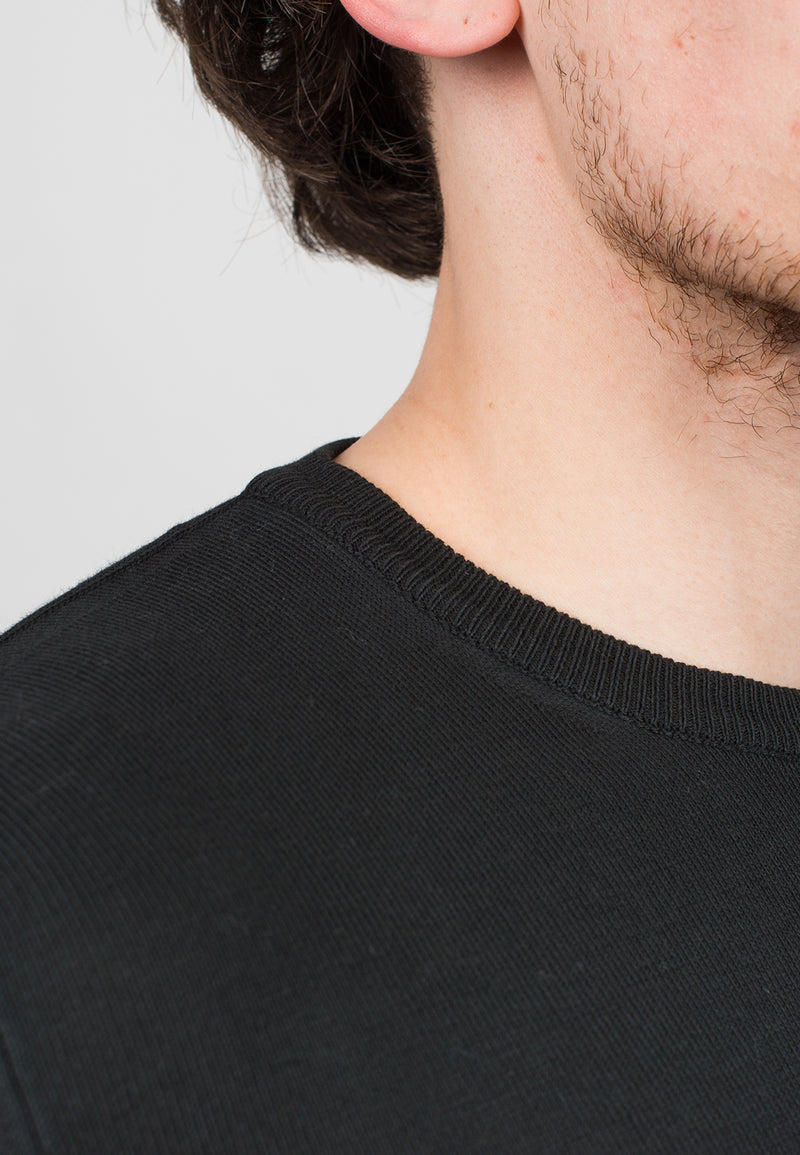 100% cotton crew neck | Dalle Piane Cashmere