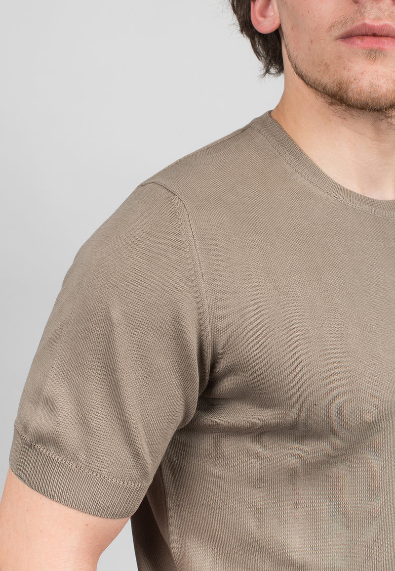 100% cotton short sleeve T-shirt | Dalle Piane Cashmere