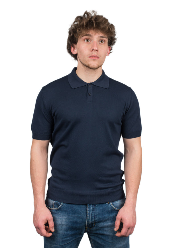 100% cotton Short sleeve polo | Dalle Piane Cashmere