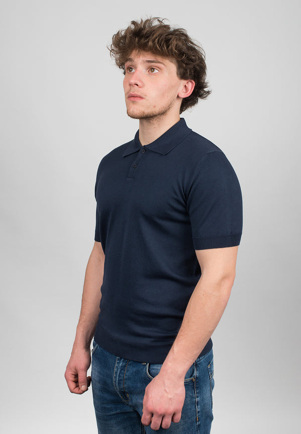 100% cotton Short sleeve polo | Dalle Piane Cashmere