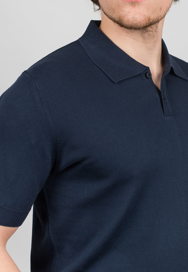 100% cotton Short sleeve polo | Dalle Piane Cashmere
