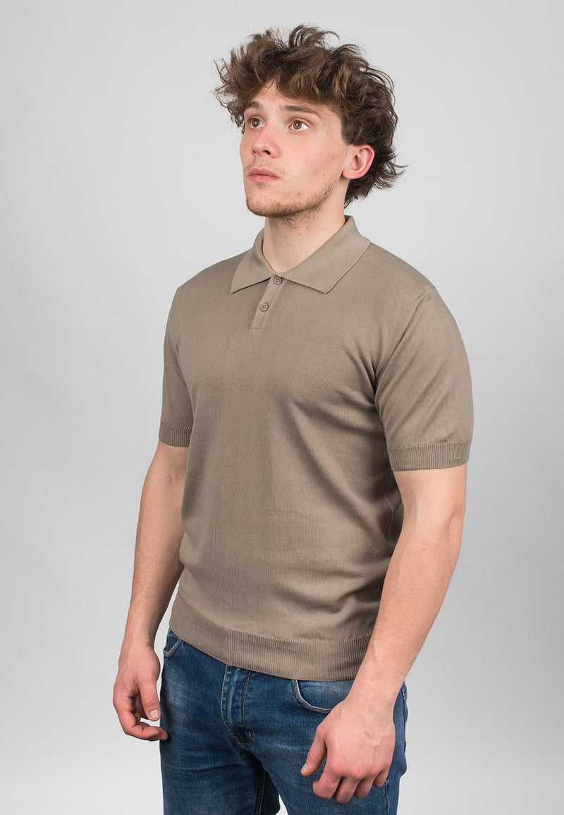 100% cotton Short sleeve polo | Dalle Piane Cashmere