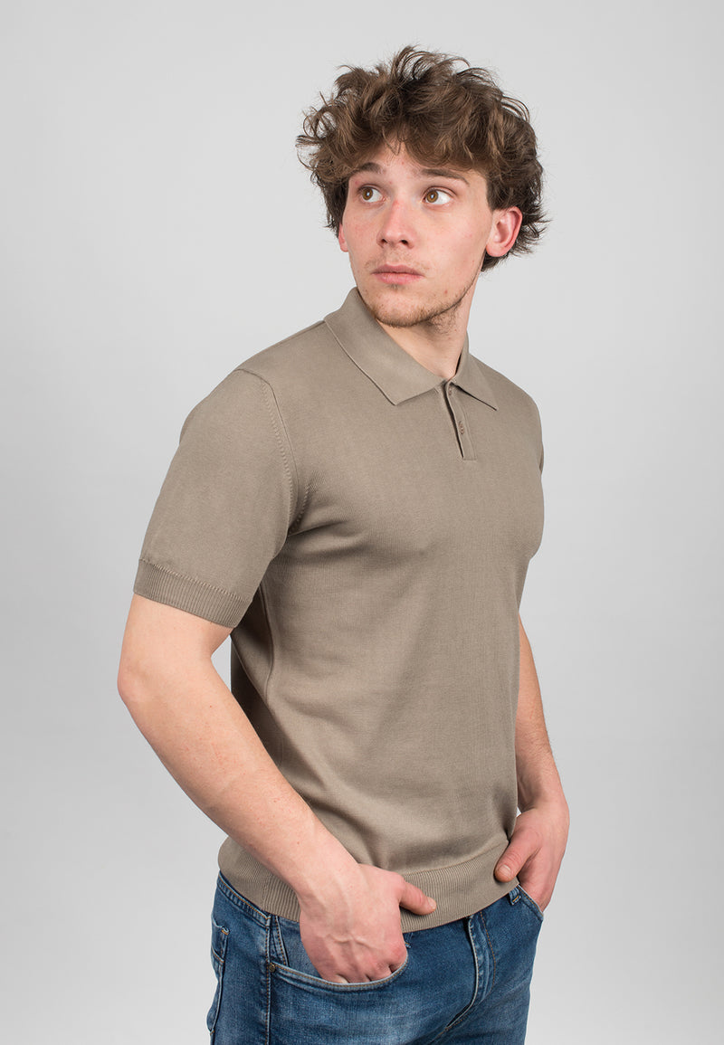 100% cotton Short sleeve polo | Dalle Piane Cashmere