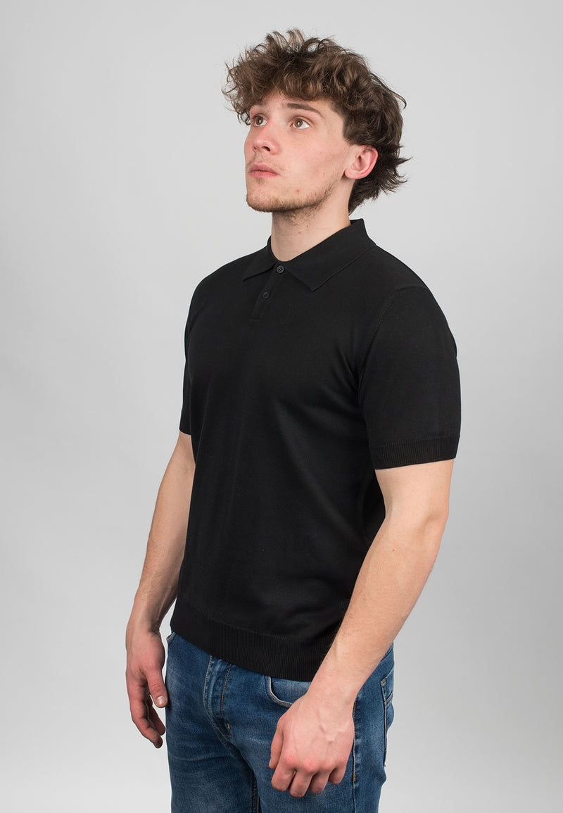 100% cotton Short sleeve polo | Dalle Piane Cashmere