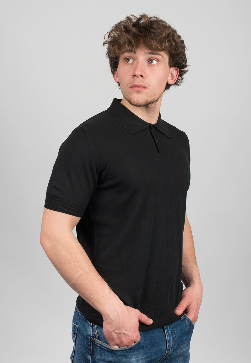 100% cotton Short sleeve polo | Dalle Piane Cashmere
