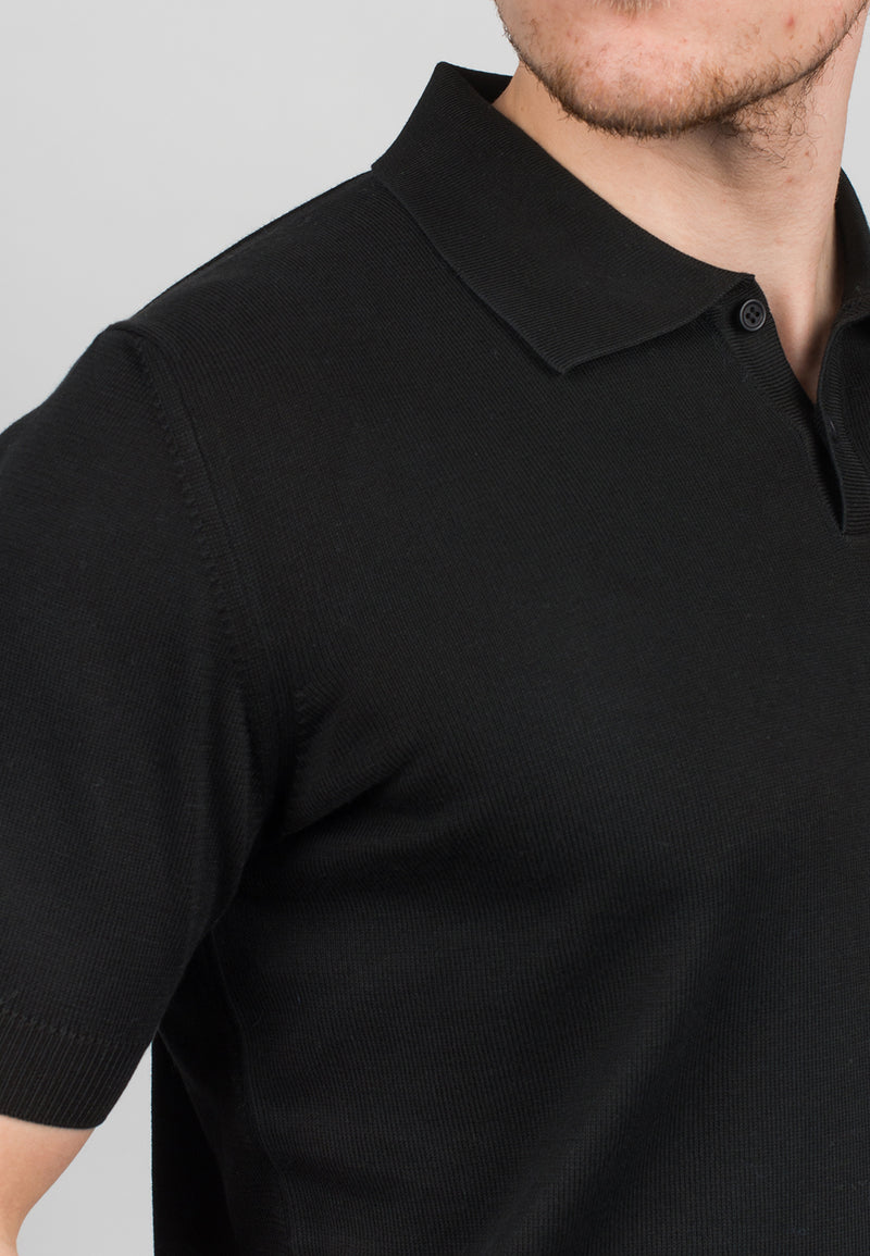 100% cotton Short sleeve polo | Dalle Piane Cashmere