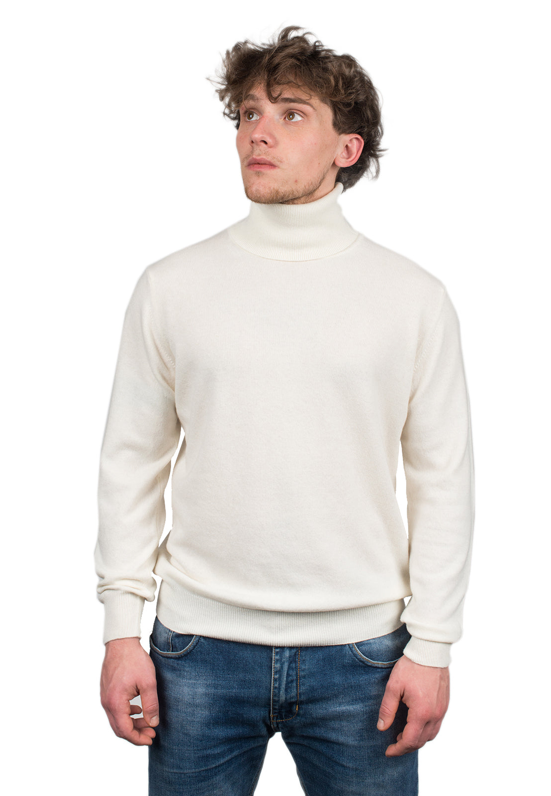 Men's Cashmere Blend Turtleneck, view 25