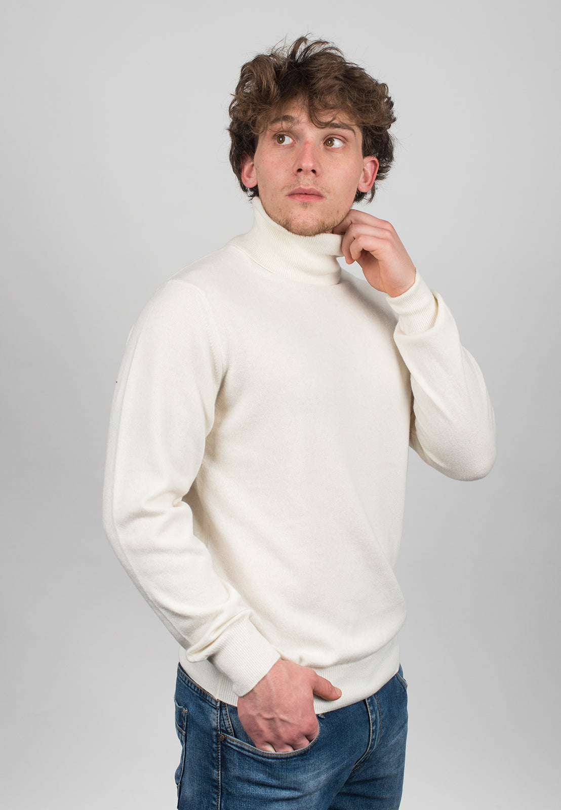 Men's Cashmere Blend Turtleneck, view 27