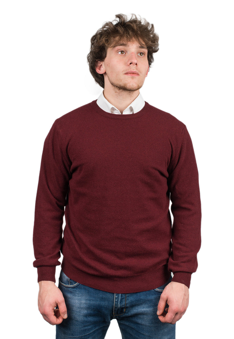 Cashmere Blend Crew Neck | Dalle Piane Cashmere