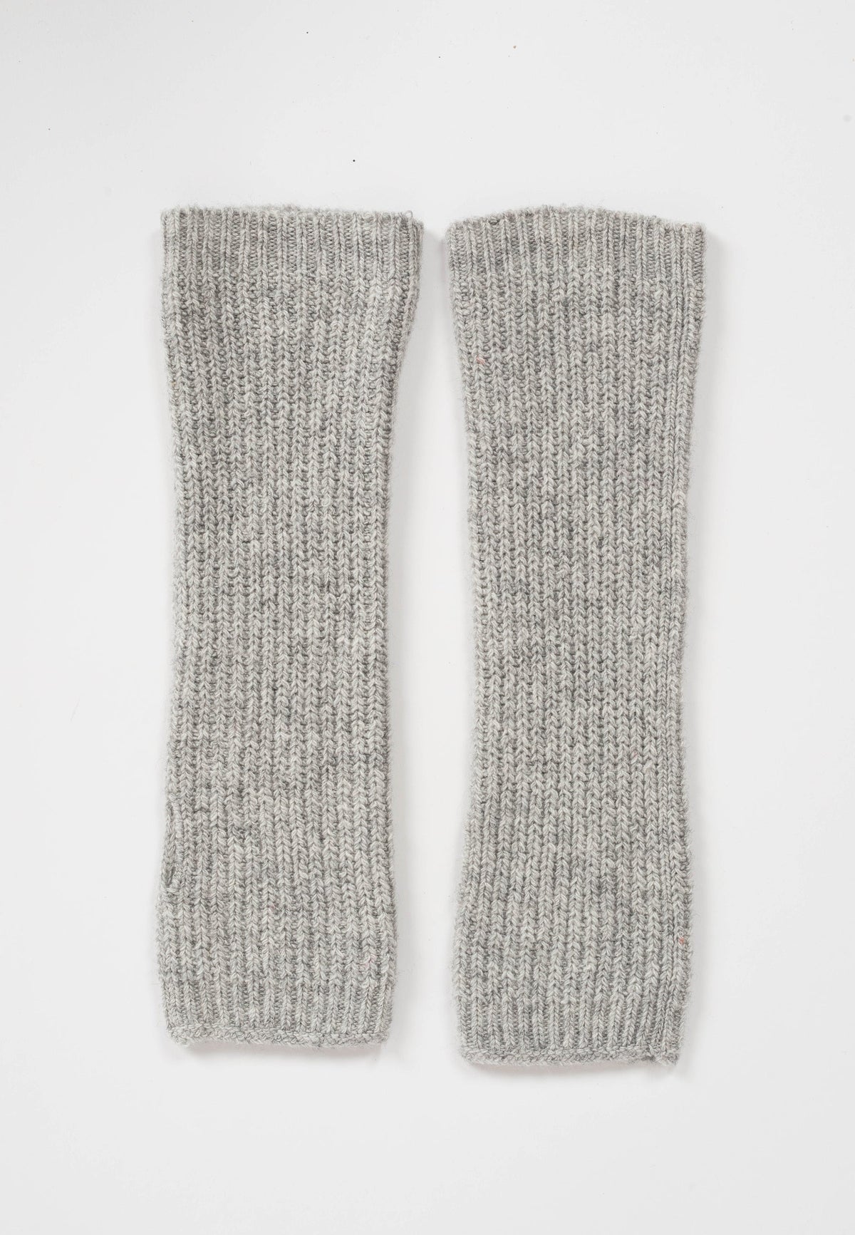 Women's Cashmere Blend Arm Warmers, gray | Dalle Piane Cashmere