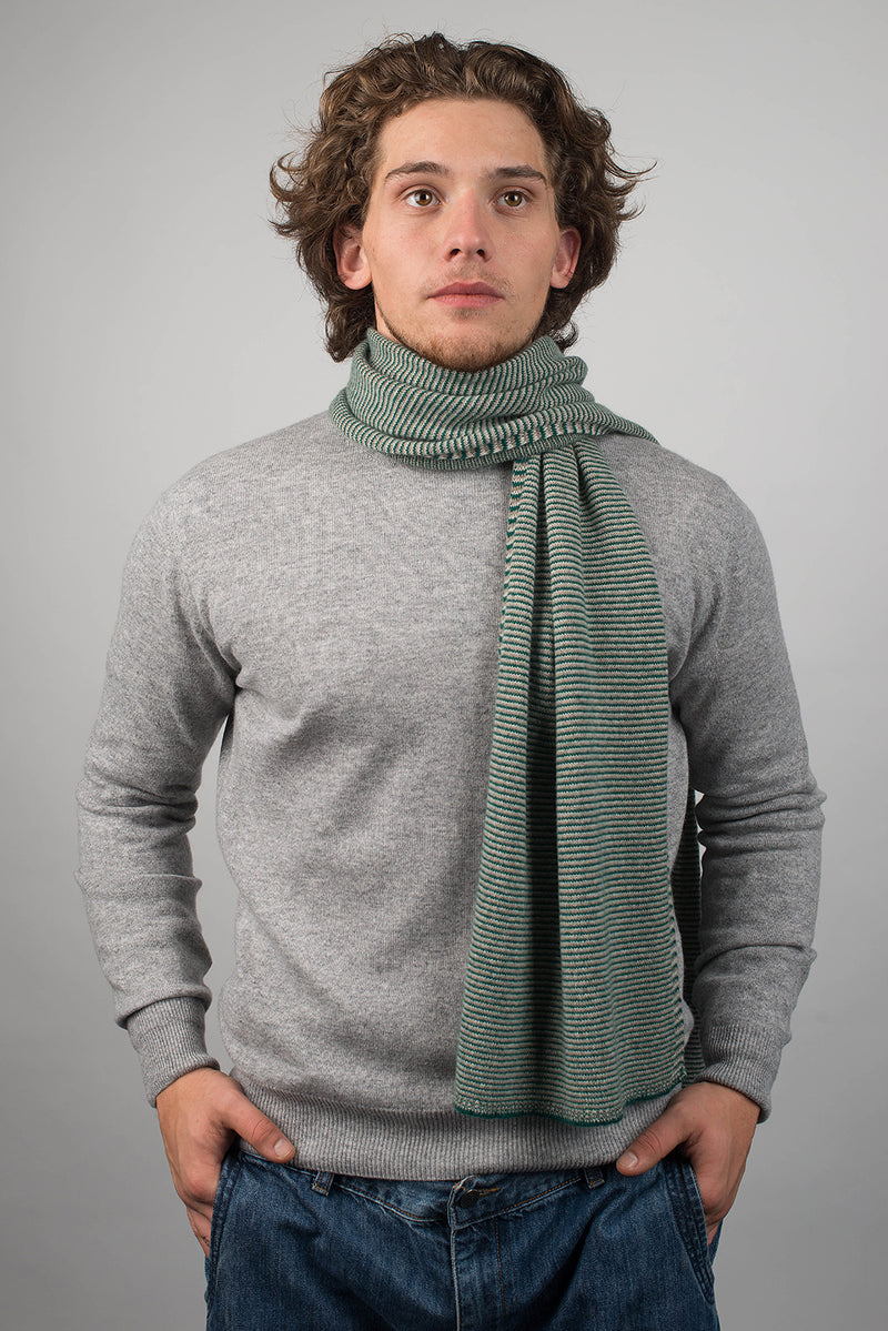 Multi Stripe Scarf 100% Cashmere | Dalle Piane Cashmere