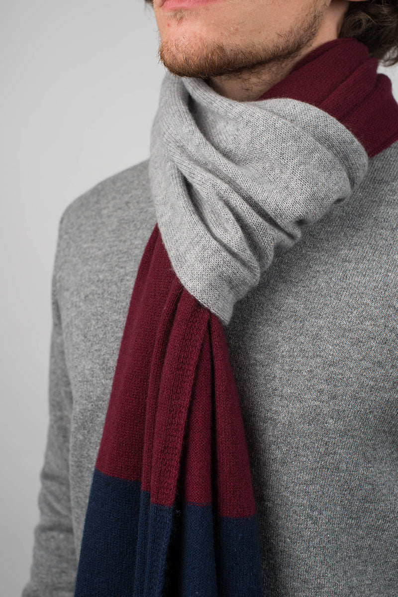 Striped Scarf 100% Cashmere | Dalle Piane Cashmere
