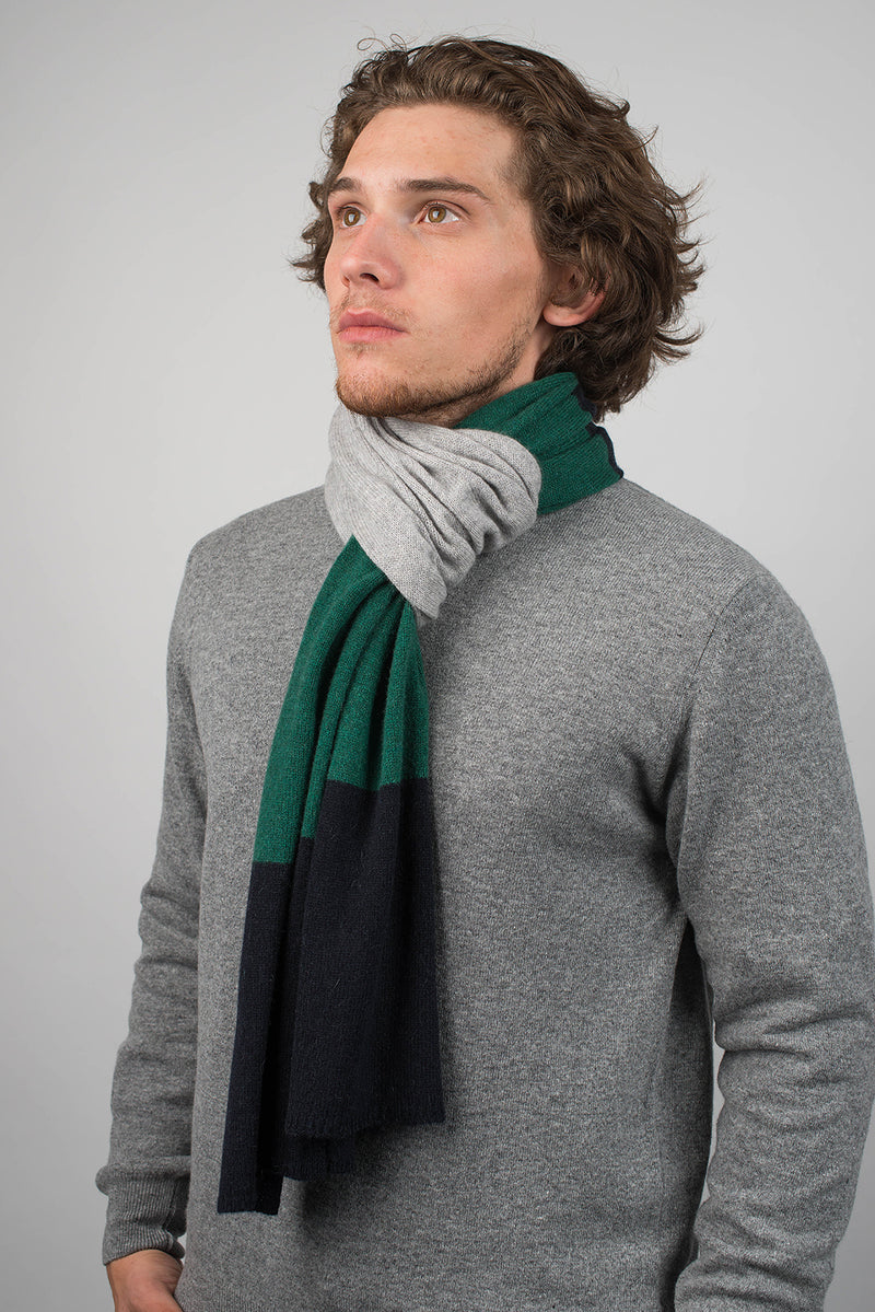 Striped Scarf 100% Cashmere | Dalle Piane Cashmere