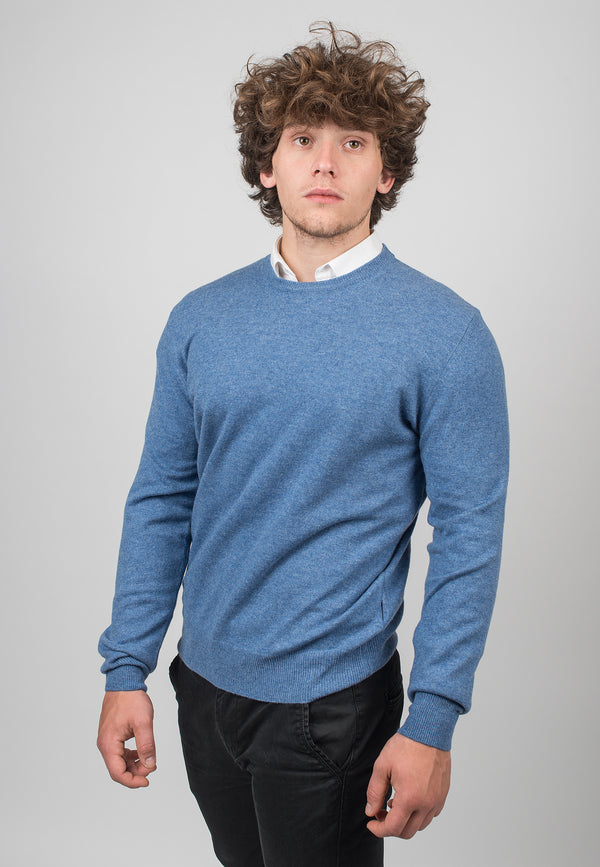Crew Neck 100% Cashmere | Dalle Piane Cashmere