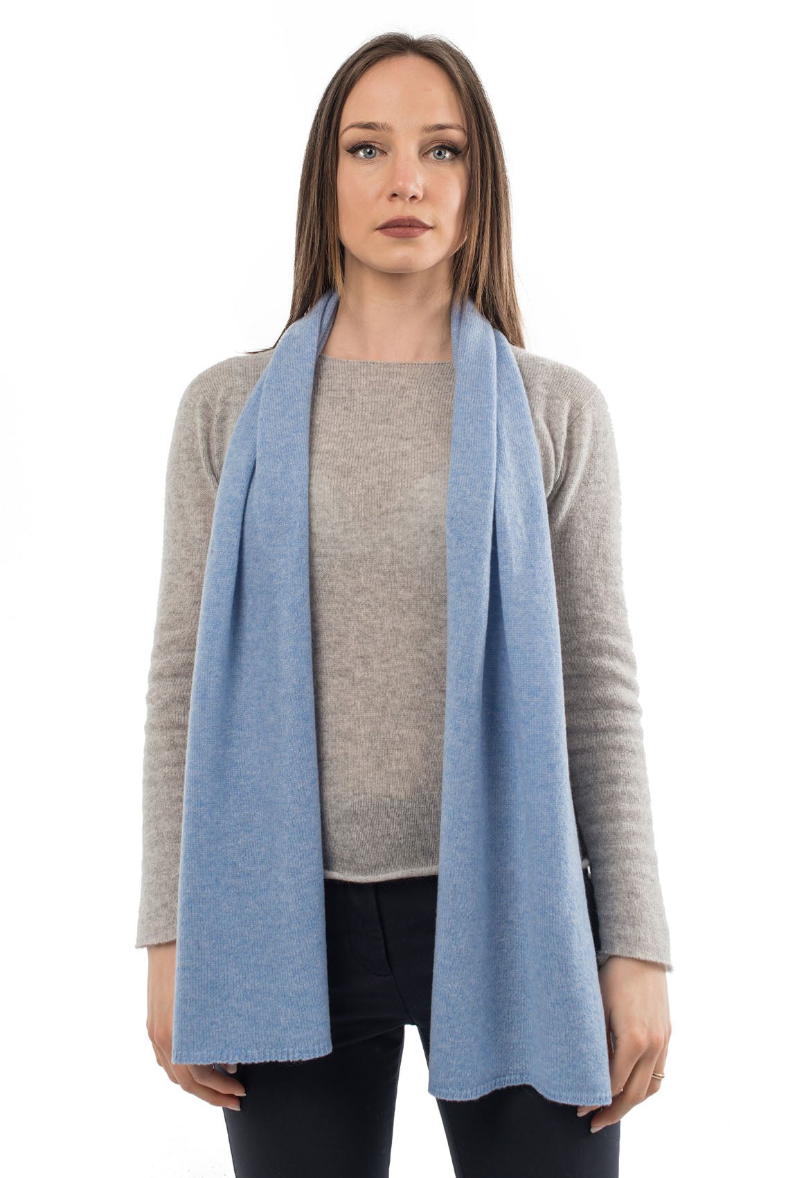 Sky Unisex 100% Cashmere Scarf